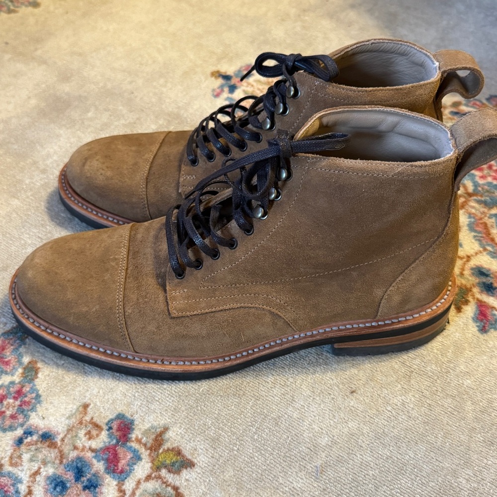 Huckberry Rhodes Portland Boots in Mojave Suede - Picture 3 of 7